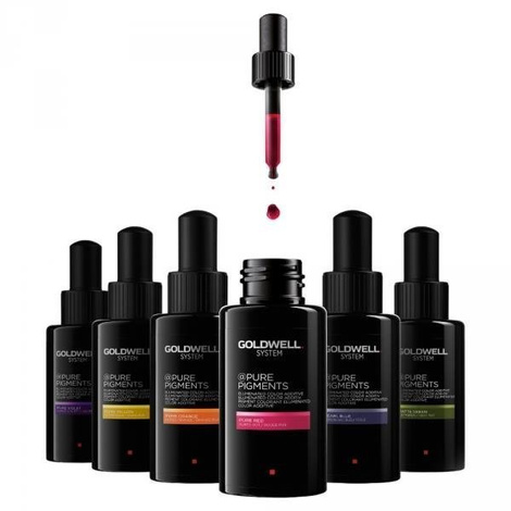 Goldwell @Pure Pigments - Kolorowe Pigmenty do Farb, 50ml - Red - Czerwony