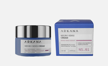 Arkana Neuro Sensi Cream, Krem Kojący na Dzień do Skóry Wrażliwej i Podrażnionej, 50ml