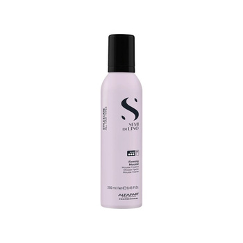 Alfaparf Semi di Lino Style&Care Firming Mousse, Mocno Utrwalająca Pianka do Stylizacji Włosów 250ml