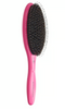 Olivia Garden Care Oval Boar&Nylon Bristles Pink + Ion Brush, Szczotka Ceramiczna z Połączeniem Włosów z Dzika Różowa i Jonizacją