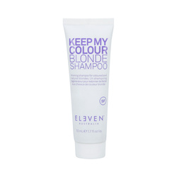 ELEVEN Keep Colour Blonde Shampoo, Szampon Nawilżający i Niwelujący Żółte Refleksy, 50ml