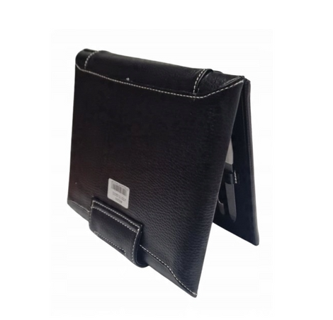 Csmar Zestaw do Manicure 4020 12 Częściowy, Wyjątkowy i Elegancki Zestaw do Pielęgnacji Paznokci z Etui w Czarnej Skórze