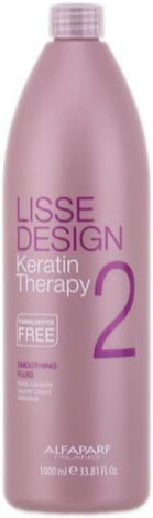 Alfaparf Lisse Design Keratin Smoothing Fluid, Kuracja Prostująca, Keratynowe Prostowanie Włosów, 500ml