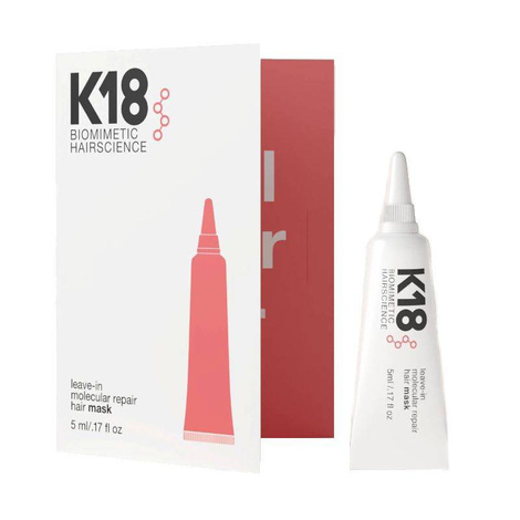 K18 Leave-in Molecular Repair Hair Mask Profesjonalna Molekularna Maska do Włosów Bez Spłukiwania 5ml