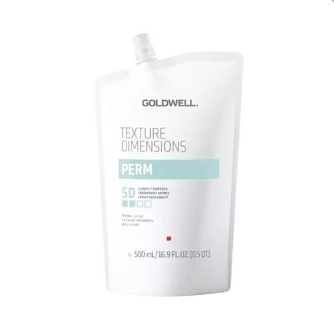 Goldwell Texture Dimensions Perm SD-Slightly Damaged, Lotion do Trwałej Ondulacji Włosów Poddanych Permanentnej Koloryzacji 500ml