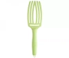 Olivia Garden Finger Brush Care Iconic Szczotka do Rozczesywania Włosów i Masażu, Włosie Dzika, Medium Green Pistachio