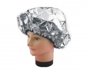 Foil Cap Czepek Fryzjerski z Gumką Aluminiowy Termiczny do Zabiegów Nr 00191