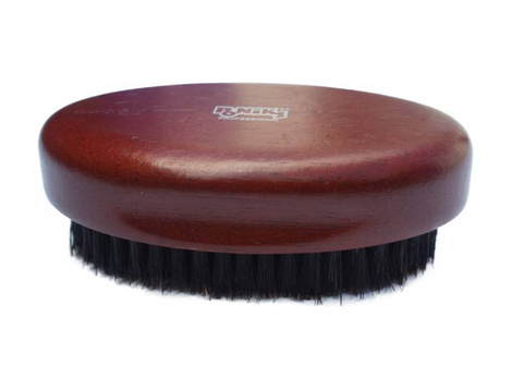 Poniks Oval Brush Szczotka Do Brody, Kartacz, Naturalne Włosie Dzika