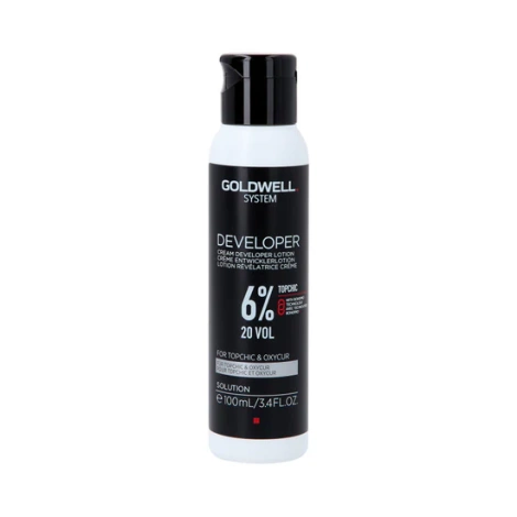 Goldwell System Lotion Developer Oksydant do Koloryzacji Półtrwałej, Topchi, Oxycur 6%, 100ml