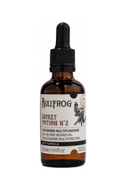 Bullfrog All-in-One Beard Oil N.2 Secret Potion, Olejek do Brody, Nawilża, Odżywia i Zmiękcza Zarost, 50ml