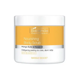 Bielenda Professional Body Scrub Mango Boost, Odżywczy Peeling Do Ciała, Dłoni i Stóp, 550g