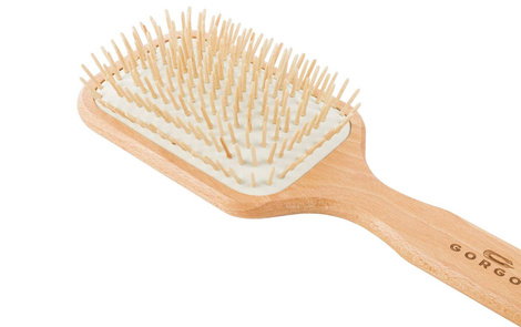 Gorgol Szczotka Pneumatyczna Paddle, Szpilka Drewniana, 11 Rzędów, Kolor Jasny
