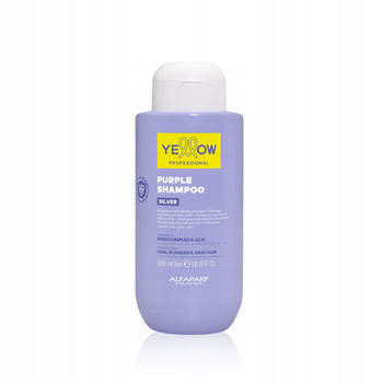 Alfaparf Yellow Silver Shampoo, Szampon Tonujący do Włosów Blond, 500ml