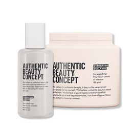 Authentic Beauty Concept Balancing Set Zestaw Balansująco-Detoksykujący do Skóry Głowy100ml + 165gr