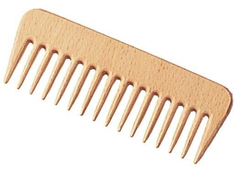 Gorgol Grzebień Fryzjerski Drewniany do Rozczesywania Włosów Szerokie Zęby Nr. 2303519