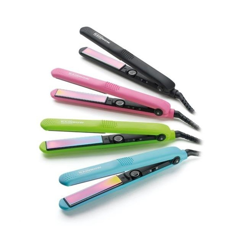 Gamma Piu Rainbow Profesjonalna Prostownica z Dużymi Polami Grzewczymi, Różowa