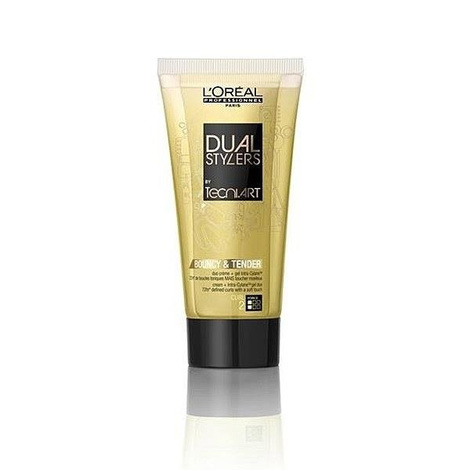 L'Oreal Tecni.Art Dual Stylers Bouncy & Tender Żel Krem do Włosów Kręconych Sprężystość i Delikatność Loków 150ml