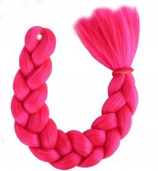 Włosy Syntetyczne do Warkoczyków Długość 120cm - Różowy (Pink)