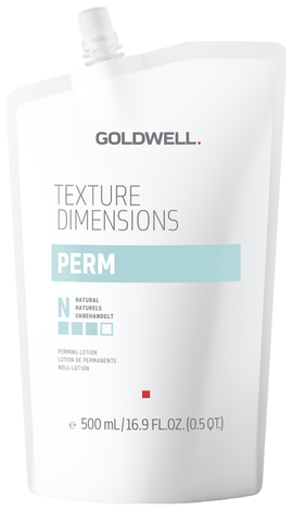 Goldwell Texture Dimensions Perm N-Natural, Lotion do Trwałej Ondulacji dla Włosów Poddanych Koloryzacji, 500ml