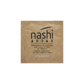 Nashi Argan Shampoo, Naturalny Szampon Arganowy, Dyscyplinuje, Odżywia i Nadaje Blasku Włosom, 15ml