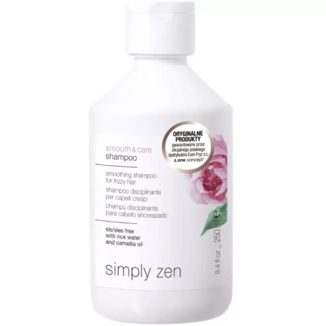 Z.One Simply Zen Smooth & Care Shampoo, Szampon Wygładzający do Włosów Puszących Się 250ml
