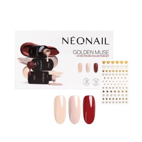 Neonail Zestaw Golden Muse Collection Set Zestaw do Manicure