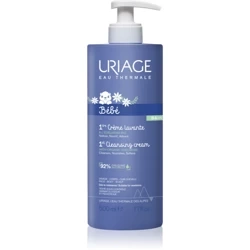 Uriage Bébé 1st Cleansing Cream, Delikatny Krem Oczyszczający i Odzywiający dla Dzieci od Urodzenia, 500ml