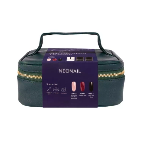 Neonail Zestaw Startowy Z Lampą All You Need To Glow 3 Lakiery + Akcesoria + Lampa Led + Kuferek