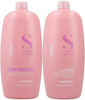 Alfaparf Semi Di Lino Moisture Nutritive Zestaw Nawilżający do Włosów Suchych Szampon 1000ml Odżywka 1000ml