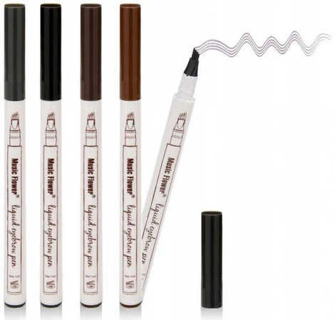 Drxiner Microblading Pisak do Makijażu Brwi - Kasztanowy