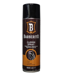 Barberito Clipper Spray, Spray do Czyszczenia Maszynek, 500ml
