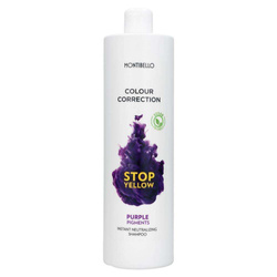 Montibello Colour Correction Stop Yellow Purple Pigments, Szampon do Włosów Neutralizujący Żółte Refleksy, 1000ml