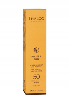 Thalgo Age Protect Melting Fluid Spf50, Przeciwzmarszczkowy Fluid do Twarzy z Filtrem UV SPF50, 50ml