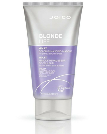 Joico Blonde Life Color Enhancing Masque Violet, Odżywcza Maska Tonująca do Włosów Blond 150ml