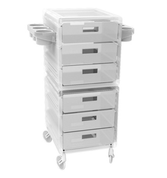 Wózek CERIOTTI MY przezroczysty/przezroczyste szuflady