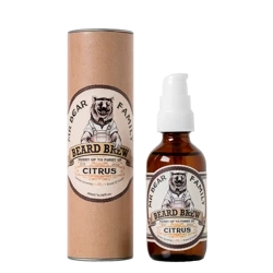 Mr Bear Family Beard Brew Citrus, Odżywczy Olejek do Brody o Zapachu Cytrusów, 60ml
