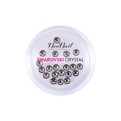 NeoNail Cyrkonie Swarovski SS10 20szt - Black Diamond 215