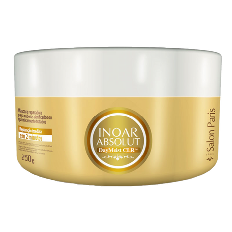 INOAR Absolut Daymoist CLR Maska Mocno Nawilżająca po Keratynowym Prostowaniu Włosów 250g