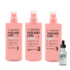 Wizard Liss SMOOTH SYSTEM, Zestaw do Kapilarnego, Proteinowego Wygładzania i Regeneracji Włosów, 3x 450ml, 50ml