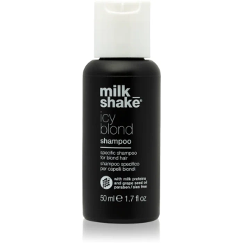 Milk Shake Icy Blond Shampoo, Szampon Nadający Chłody Odcień do Włosów Blond, 50ml