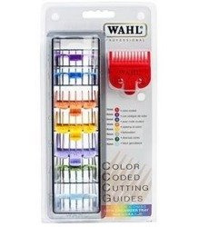 Nakładki Dystansowe do Maszynek Wahl 8 szt. 3-25mm Kolorowe 4410116