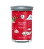 Yankee Candle Signature Large Tumbler Christmas Eve, Duża Świeca Sojowa z Dwoma Knotami, 567g