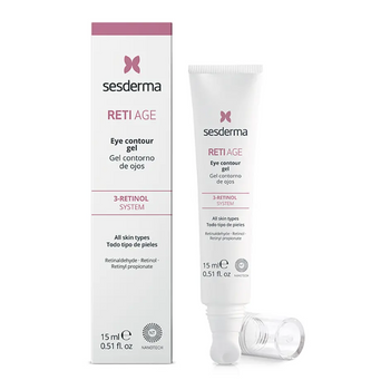 Sesderma RETI-AGE Eye Contour Gel, Krem Przeciwzmarszczkowy Pod Oczy z Kwasem Hialuronowym, 15ml