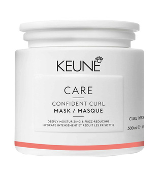 Keune Care Confident Curl Mask, Luksusowa Maska do Włosów Suchych i Kręconych, 500ml