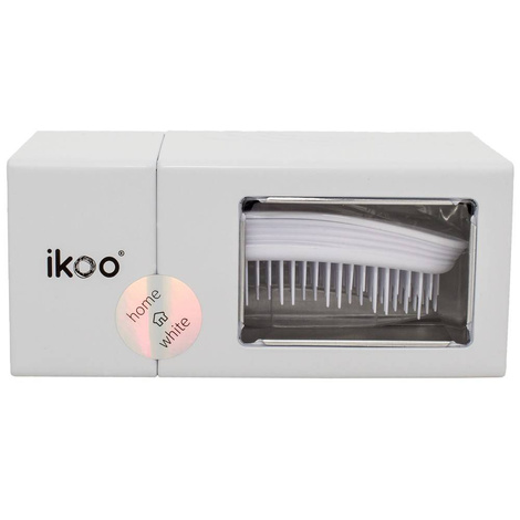 Ikoo Classic Home White Brush Szczotka Ułatwiająca Rozczesywanie Włosów Zamykana