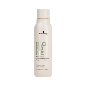 Schwarzkopf BlondMe Bond Repair Nourishing, Łagodny Szampon do Włosów Suchych 300ml