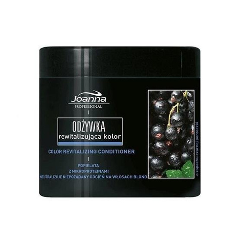 Joanna Professional Odżywka Rewitalizująca Neutralizujący Żółte Włosy Kolor Fioletowy, Popiel 500g