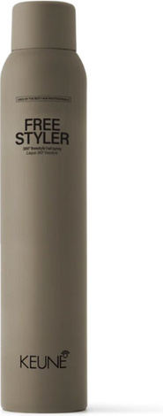 Keune Style Freestyler Hair Spray, Lakier, Trwałe Utrzymanie, Kontrola Puszenia i Naturalny Połysk, 300ml