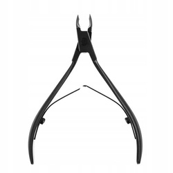 Solingen Classic Manicure Black Cobalt Cążki do Skórek Czarne 5mm 4386