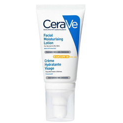 CeraVe Facial Moisturizing Lotion, Nawilżający Krem do Twarzy, do Skóry Normalnej i Suchej z Filtrem UV Spf30, 52ml